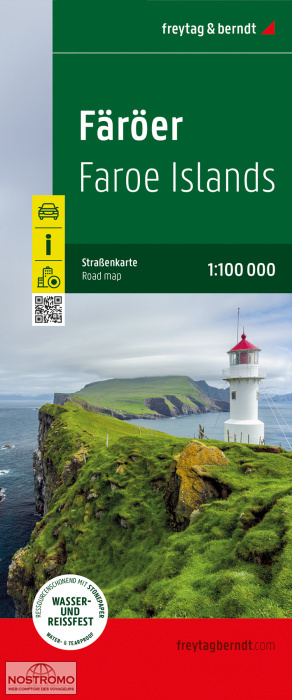 ÎLES FÉROÉ | carte touristique Freytag & Berndt