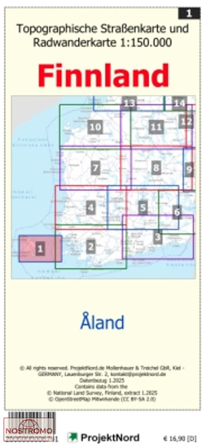 01 ÅLAND | carte topographique Projektnord