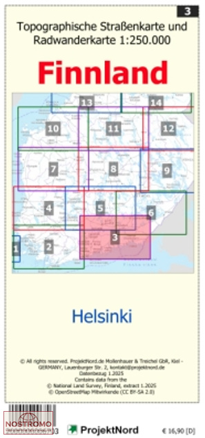 03 HELSINKI | carte topographique Projektnord