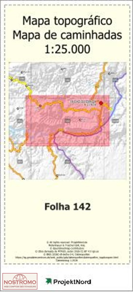142 FREIXO DE ESPADA À CINTA | carte topographique Projektnord