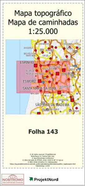 143 ESPINHO | carte topographique Projektnord