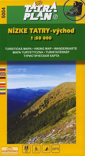 5004 NIZKE TATRY - VYCHOD | TatraPlan hiking map