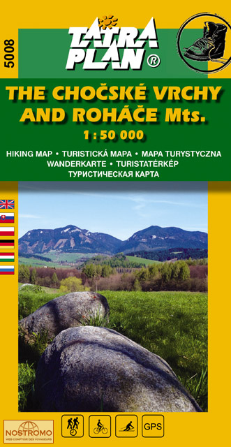 5008 THE CHOČSKÉ VRCHY AND ROHÁČE MTS. | TatraPlan hiking map