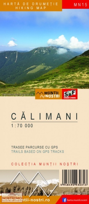 15 CALIMANI | carte de randonnée Schubert & Franzke