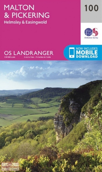 0100 MALTON & PICKERING - HELMSLEY & PICKERING | OS hiking map