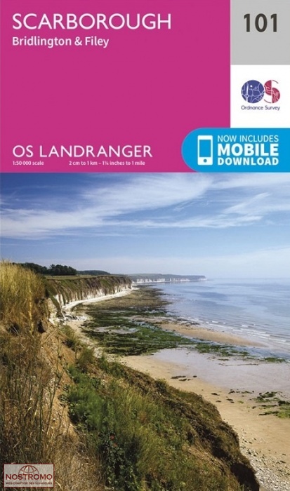 0101 SCARBOROUGH - BRIDLINGTON & FILEY | OS hiking map