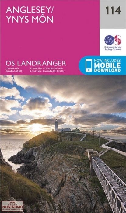 0114 ANGLESEY | OS hiking map