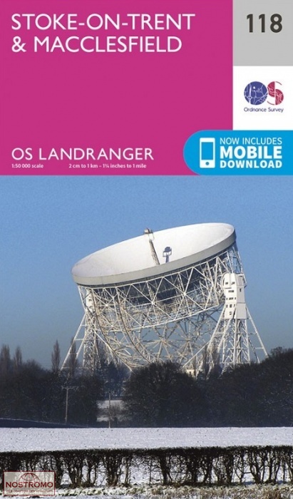 0118 STOKE-ON-TRENT & MACCLESFIELD | OS hiking map