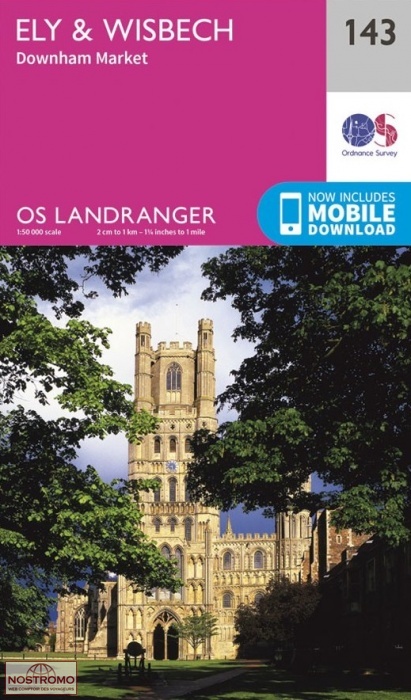 0143 ELY & WISBECH - DOWNHAM MARKET | OS hiking map