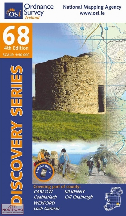 68 CARLOW - KILKENNY - WEXFORD | OSI hiking map