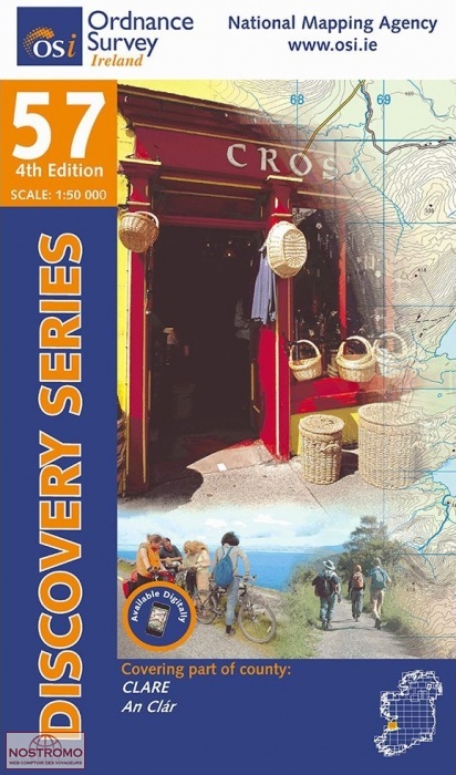 57 CLARE | OSI hiking map