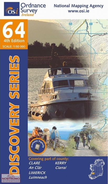 64 CLARE - KERRY - LIMERICK | OSI hiking map