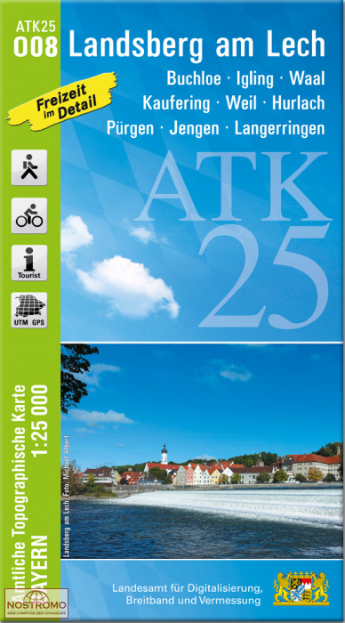ATK25 - O08 LANDSBERG AM LECH | LDBV hiking map
