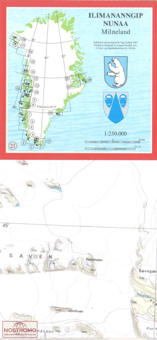 21 ILIMANANNGIP (MILNELAND) | Sagamaps topographical map