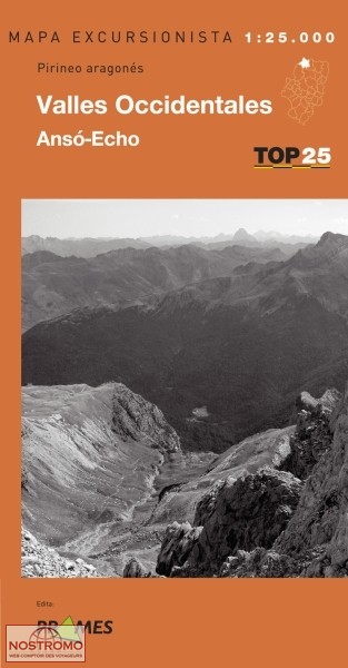 VALLES OCCIDENTALES - ANSO-ECHO | Prames hiking map