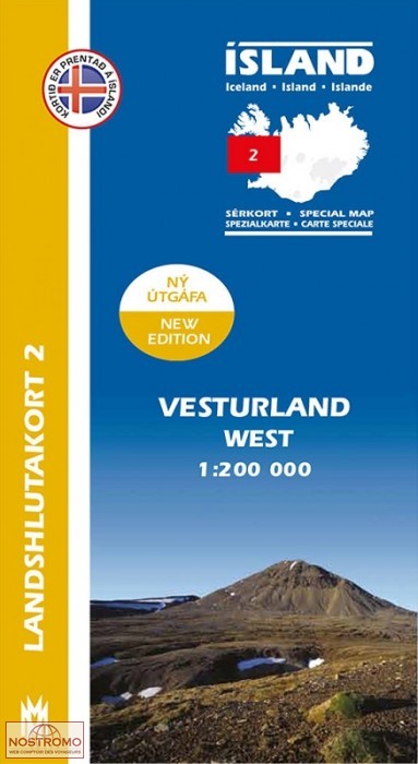 IRK 2 VESTURLAND | carte touristique Mal og Menning