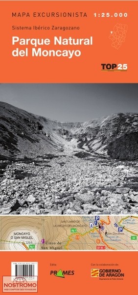 PARQUE NATURAL DEL MONCAYO |Prames hiking map