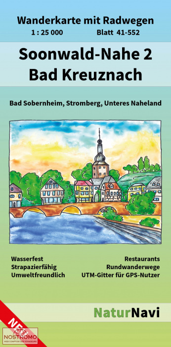 SOONWALD-NAHE 2 - BAD KREUZNACH | NaturNavi hiking map