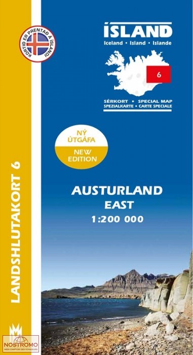 IRK 6 AUSTURLAND | carte touristique Mal og Menning