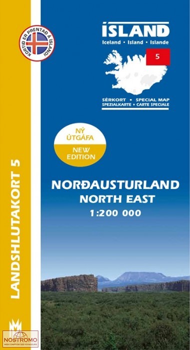 IRK 5 NORDAUSTURLAND | carte touristique Mal og Menning