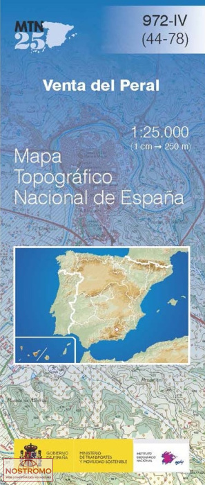 0972-4 VENTA DEL PERAL | carte topographique CNIG