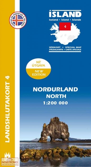 IRK 4 NORDURLAND | carte touristique Mal og Menning
