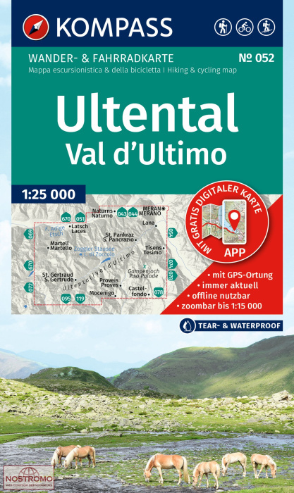ULTENTAL / VAL D'ULTIMO 052 | Kompass hiking map