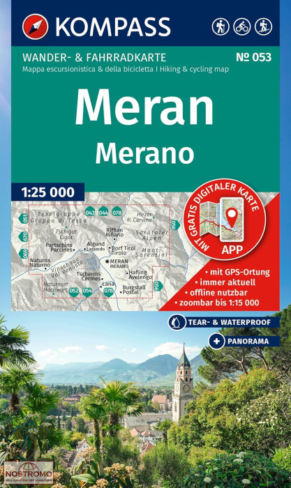 MERAN / MERANO 053 | Kompass hiking map