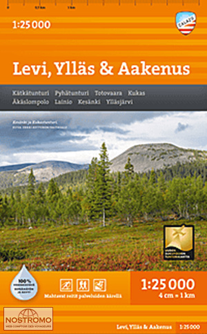 LEVI, YLLÄS & AAKENUS | Calazo hiking map