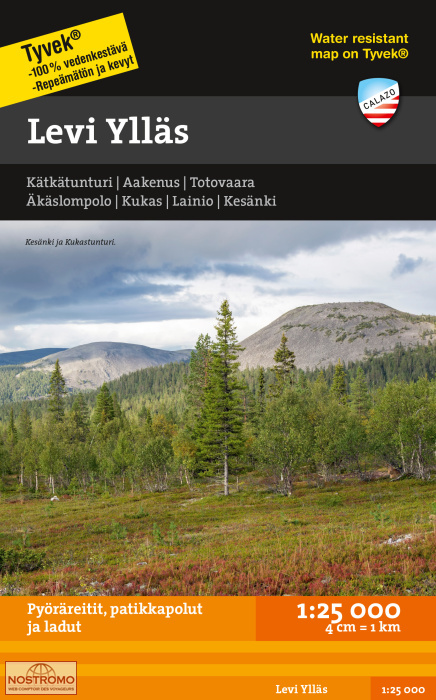 LEVI - YLLÄS | Calazo hiking map