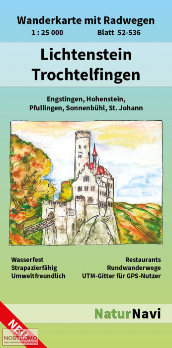 LICHTENSTEIN - TROCHTELFINGEN | NaturNavi hiking map