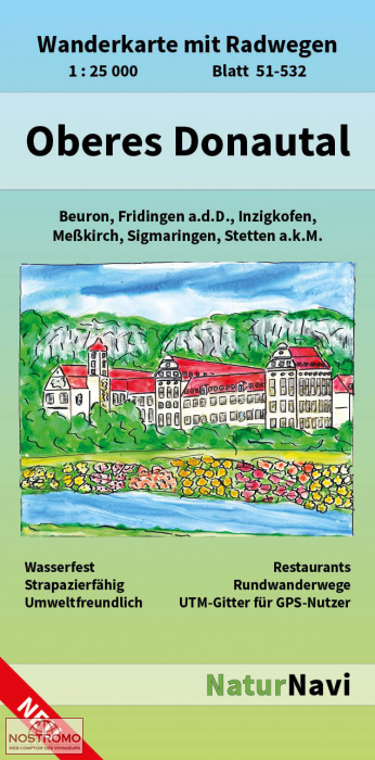OBERES DONAUTAL | NaturNavi hiking map