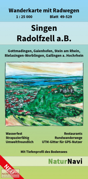 SINGEN - RADOLFZELL A.B. | NaturNavi hiking map