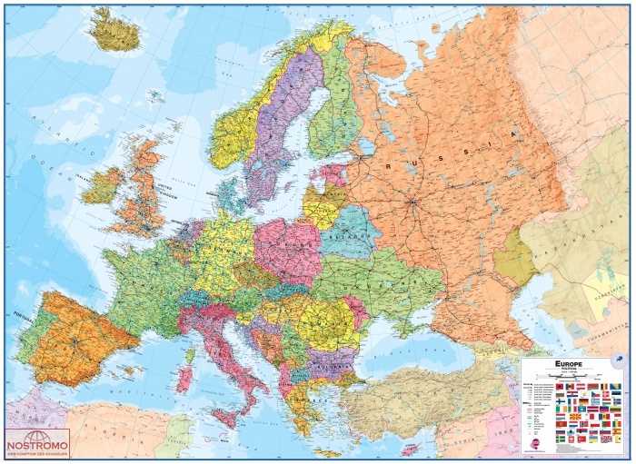 EUROPE | Maps International wall map