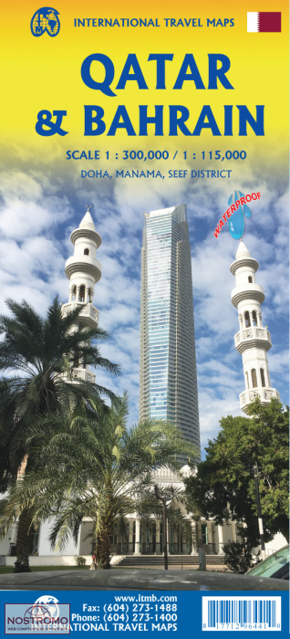 QATAR - BAHREIN | carte touristique ITMB