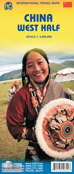 CHINE OUEST | carte touristique ITMB