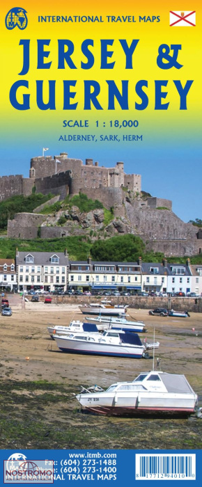 JERSEY & GUERNESEY | carte touristique ITMB