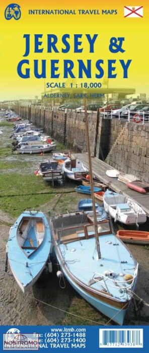 JERSEY & GUERNESEY | carte touristique ITMB