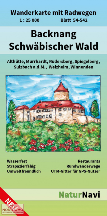 BACKNANG - SCHWÄBISCHER WALD | NaturNavi hiking map