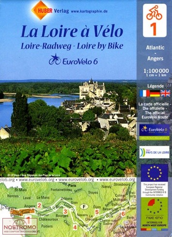 LA LOIRE À VÉLO 1 | Huber cycling map
