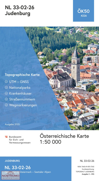 4226 JUDENBURG | BEV topographical map