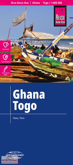 GHANA - TOGO | Reise Know-How road map