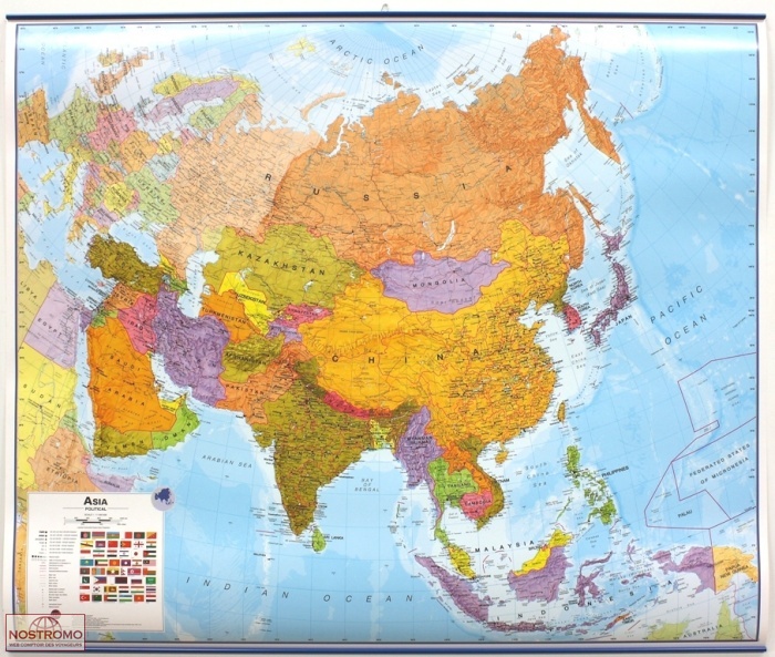 ASIA | Maps International wall map