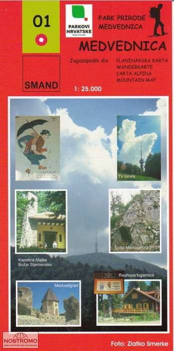 01 MEDVEDNICA | carte de randonnée Smand