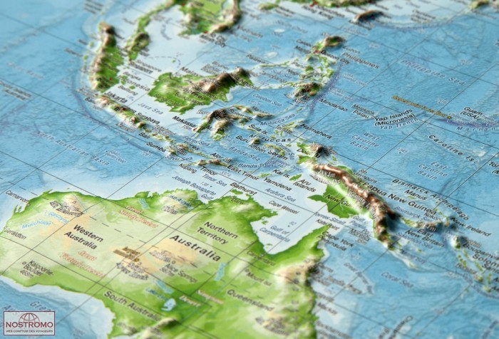 Le Monde En 3d Carte En Relief Georelief Nostromoweb