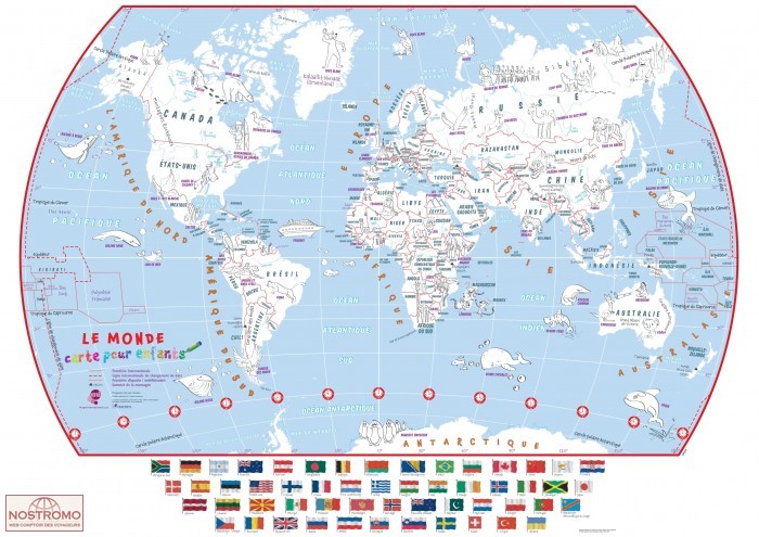 DOODLE MAP | Maps International wall map