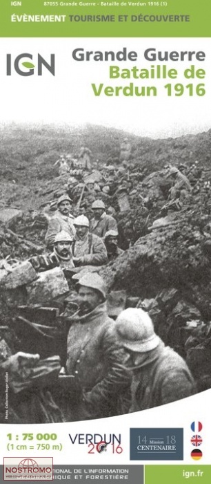 BATAILLE DE VERDUN - 1916 | IGN historical map