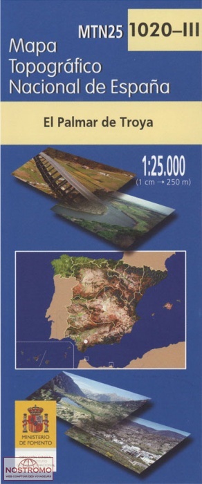 1020-3 EL PALMAR DE TROYA | carte topographique CNIG