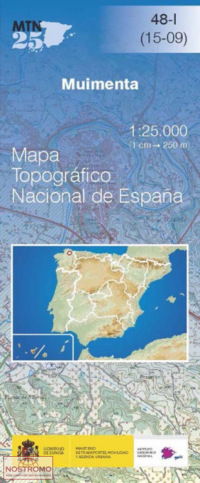 048-1 MUIMENTA | carte topographique CNIG