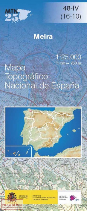 048-4 MEIRA | carte topographique CNIG